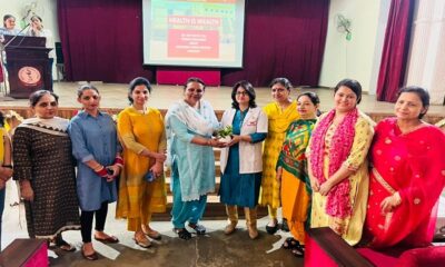 Breast cancer awareness lecture conducted at Government College Girls