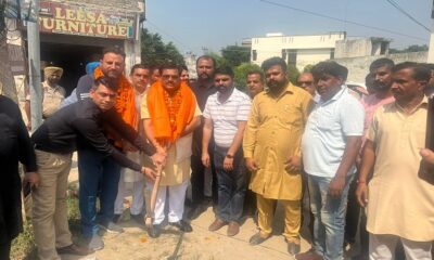 MLA Bagga inaugurated the sewerage works in ward number 93