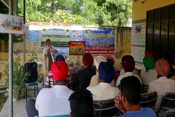 Spread awareness about crop residue management in villages