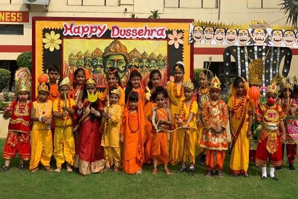 Dussehra, the festival of victory of good over evil, celebrated at Springdale