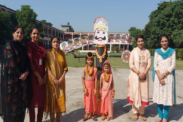 Dussehra celebrated at Sacred Soul Convent School
