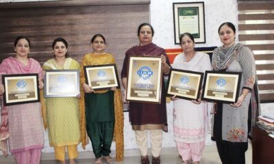 Principal and teachers of Nankana Sahib Public School were honored