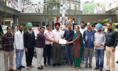 PAU Communication Center of SIFT received a certificate of appreciation for the exhibition at Kisan Mela