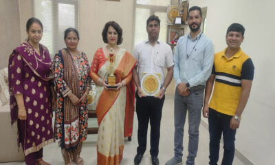 Arya College won the runner-up trophy in Punjab University Zonal Youth Fair