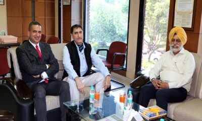 Principal Chief Commissioner (Income Tax) of Government of India met the Vice Chancellor