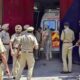 A large raid by the police on the locations of gangsters and drug smugglers in Ludhiana