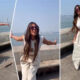 Priyanka Chopra was seen having fun after reaching her old place