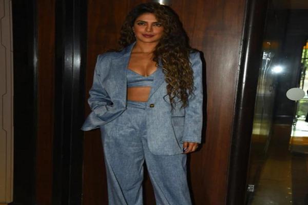Priyanka's bold look in an over-sized coat and manchig pants, 'Mrs. Jones', raised the temperature of the internet.