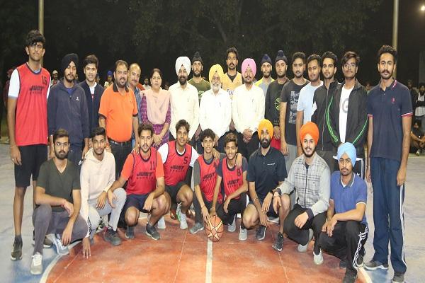 Agriculture college team winner in inter-college basketball competition