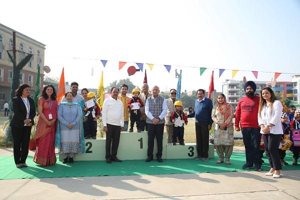 The grand opening ceremony of the annual athletic meet