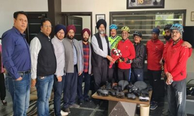 Welcome to Bareilly Cycling Group on arrival in Ludhiana