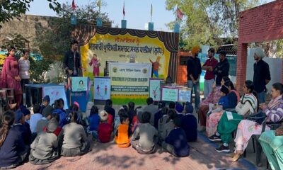 The students made the rural community aware about social evils