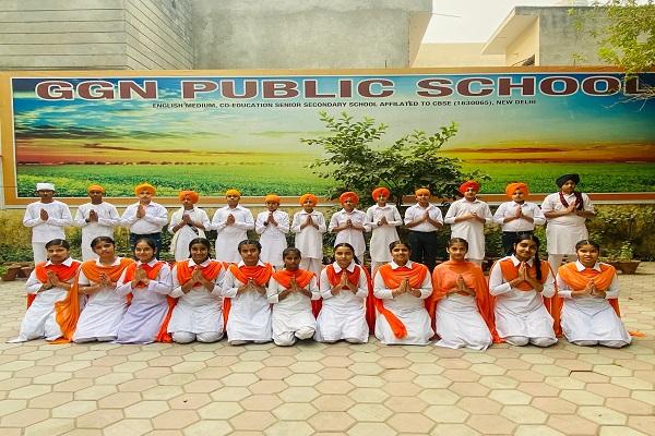 Prakash Utsav of Shri Guru Nanak Dev Ji was celebrated in GGN School