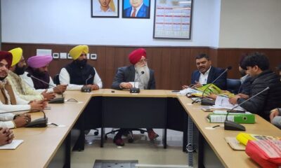 A special meeting with Cabinet Minister Inderbir Singh Nijjar on behalf of the delegation of non-woven bag industry