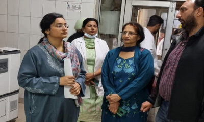 Chief Minister's Field Officer Dr. Unexpected inspection of Civil Hospital Ludhiana by Poonampreet Kaur