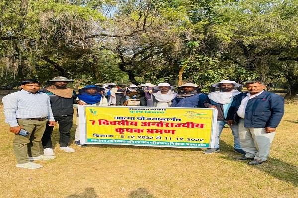 Farmers from Rajasthan did PAU. tour of