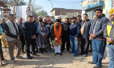 MLA Chaudhry Madan Lal Baga inaugurated the construction works of streets in Ward No. 91.