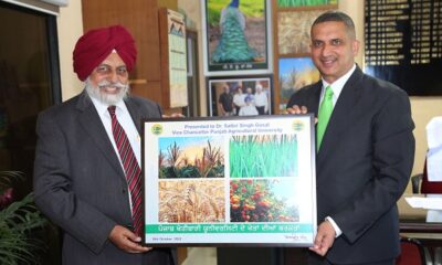 Vice Chancellor PAU Admired the depiction of nature in the pictures of the fields