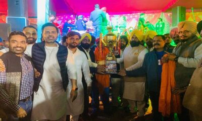 Under the chairmanship of MLA Sidhu, a cricket tournament was organized in Atam Nagar constituency