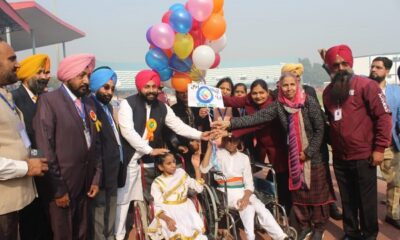 A grand start of the state level games at the Guru Nanak Stadium