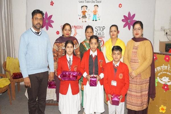 Speech competition and essay competition organized in Teja Singh Independent School