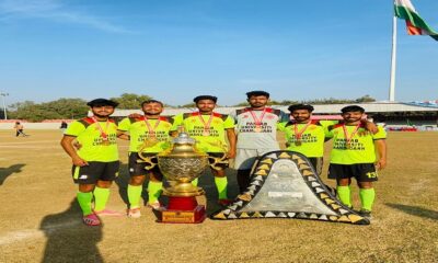 The players of Guru Hargobind Khalsa College performed brilliantly in the football championship