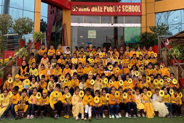 Basant Panchami celebration at Spring Dale Public School