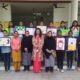Poster making competition organized on social problems at Arya College