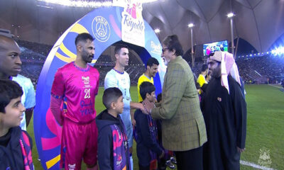 Amitabh Bachchan met football stars Messi and Ronaldo