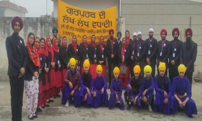 Students of Sri Guru Hargobind School participated in Bhagat Ravidas Ji's Nagar Kirtan