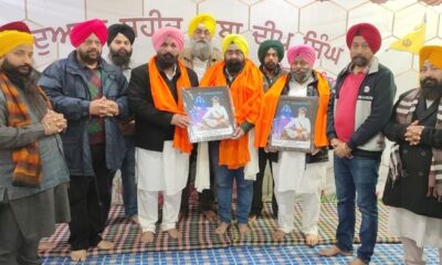 After Sharan Pal Singh Makkar was appointed as the chairman, the ceremony took place in Gurudwara Baba Deep Singh