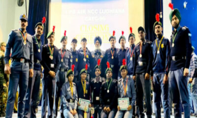 The NCC cadets of Arya College gave an excellent performance
