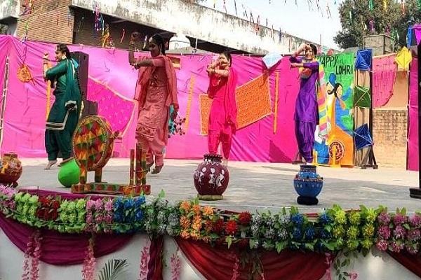 Lohri festival was celebrated in SCD Government College