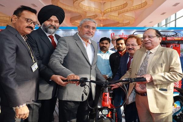 Neelam Cycles launched its first electric bicycle at the Gujarat Cycle Expo