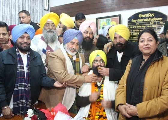 Sharanpal Singh Makkar assumed the post as Chairman of District Planning Committee