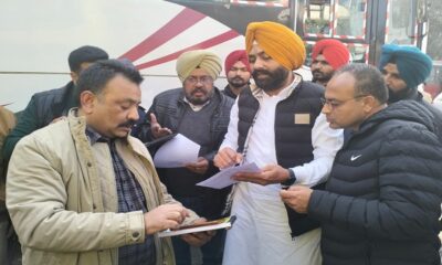 Transport Minister's order for sudden checking of Ludhiana bus stand, confiscation of buses running without tax and deduction of challan