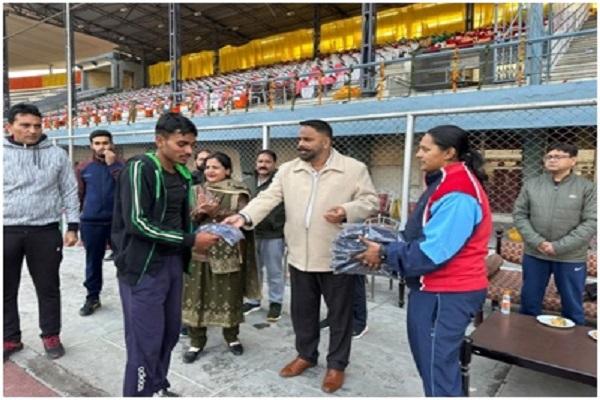 On the occasion of Republic Day, exhibition matches organized by Sports Department Ludhiana were held