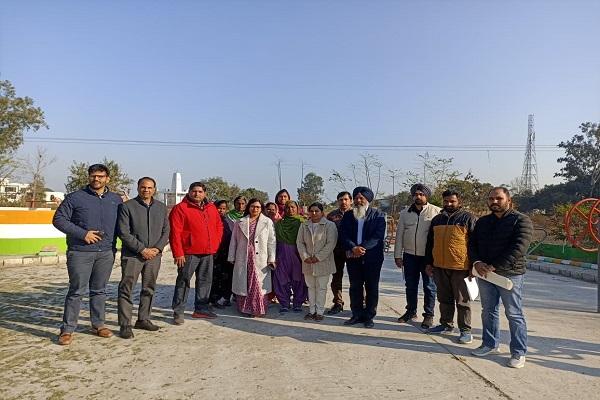 Deputy Commissioner Surbhi Malik visited Utalan village near Samrala