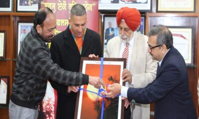 PAU Vice-Chancellor released a calendar of pictures of the rising sun in Punjab