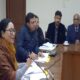A meeting was held with the district administration to implement the 15-point agenda of the Prime Minister