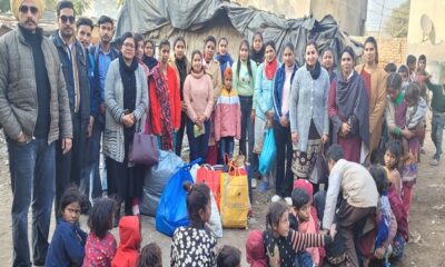 Welcoming the New Year 2023 by distributing warm clothes