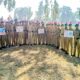 Students removed plastic waste from the banks of Doraha canal