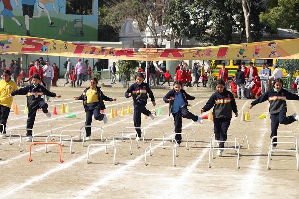 Children of BCM Arya International showcased their sporting talent