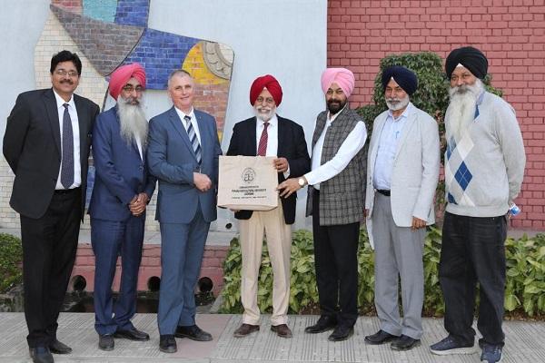 The German delegation appreciated PAU's wheat varieties and irrigation systems