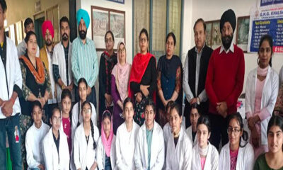 Free medical checkup camp organized by GHK college students