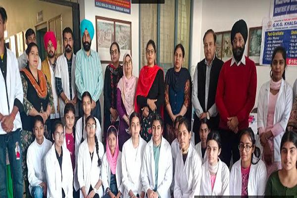 Free medical checkup camp organized by GHK college students