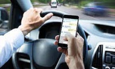 Using a mobile phone while driving is playing with the lives of passers-by