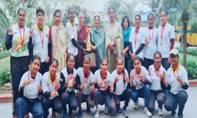 The baseball team of Ramgarhia Girls College won the gold medal