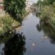 An awareness campaign was conducted to prevent the city residents from throwing garbage in the old drain