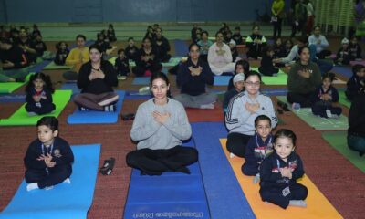 BCM Yoga Day celebrated at Arya Cambridge School